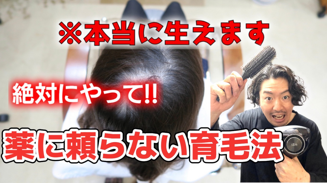 【抜け毛減少】薄毛になる原因と薬に頼らない育毛法を解説